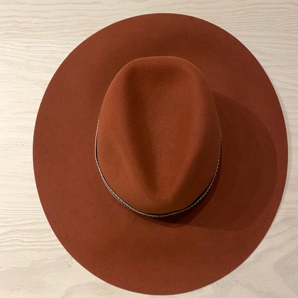 Tonak Red Felt Hat (Fedora)(Size Sm) - Picture 2 of 5